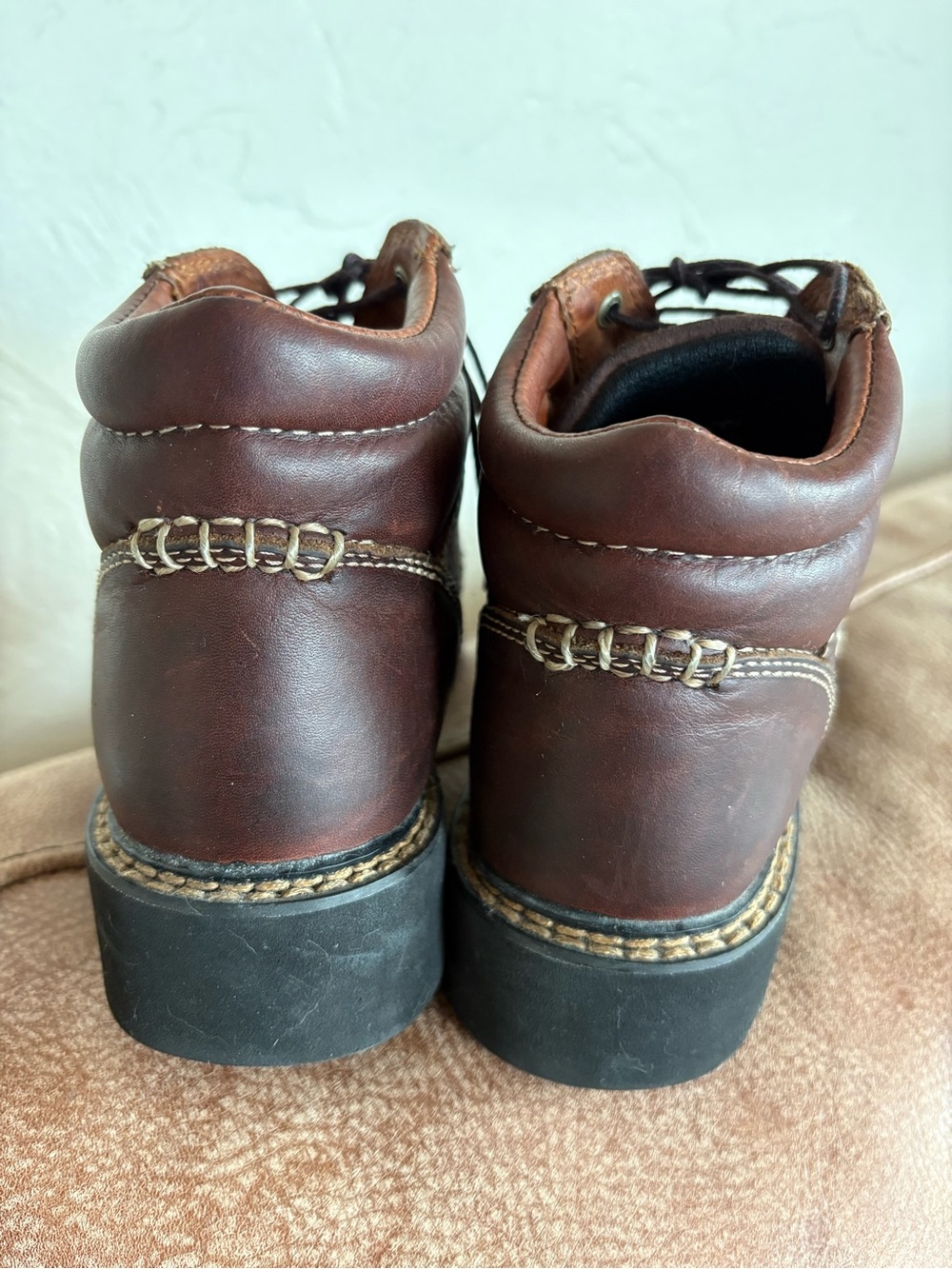Ariat Women's Canyon Leather Lace-Up Western Ranch Boots – Size 8 B - Picture 6 of 17